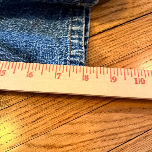 Vintage Y2k 90s Joey Fresco Denim Jean Shorts Womens 32 (meas 28) High Rise - Picture 10 of 11